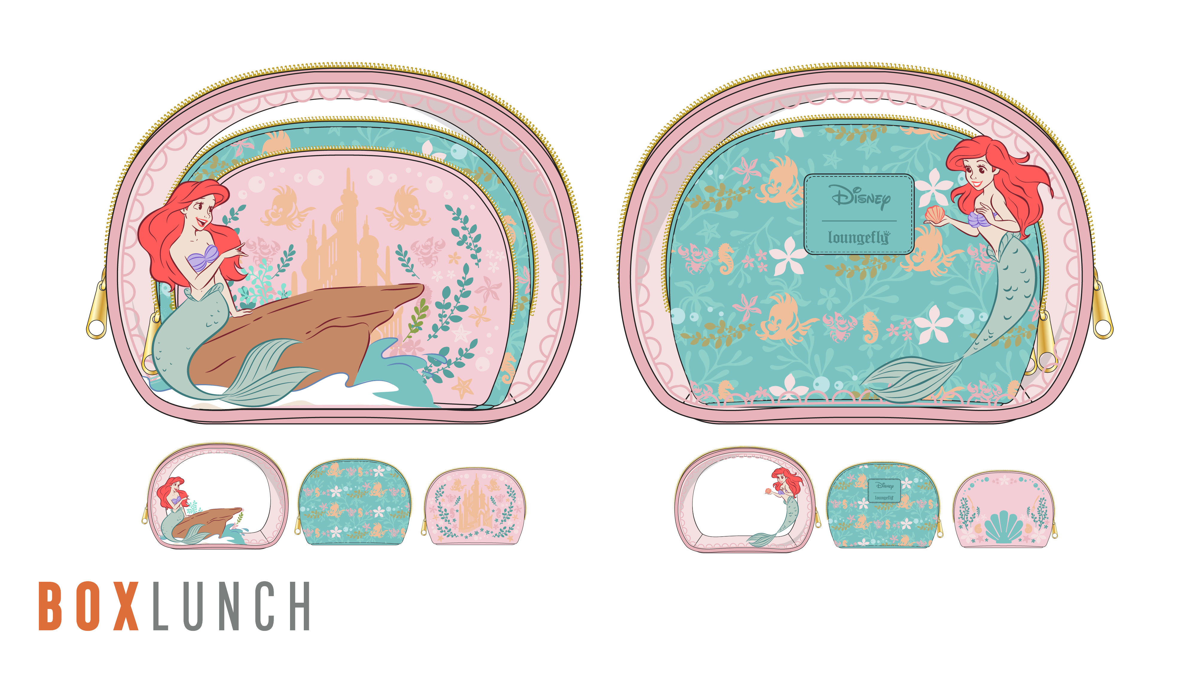 Loungefly licensed bags and accessories design board 2