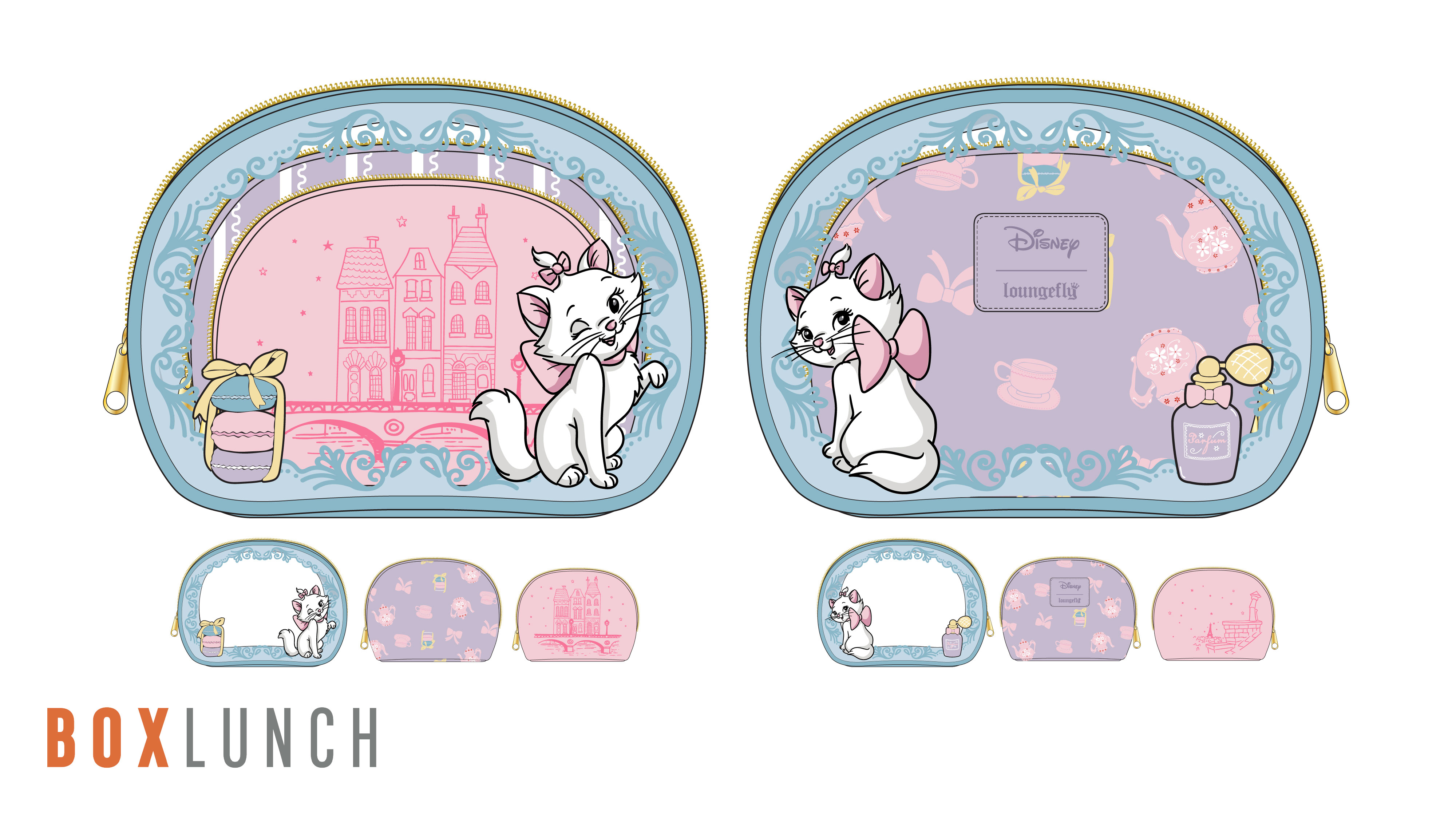 Loungefly licensed bags and accessories design board 3