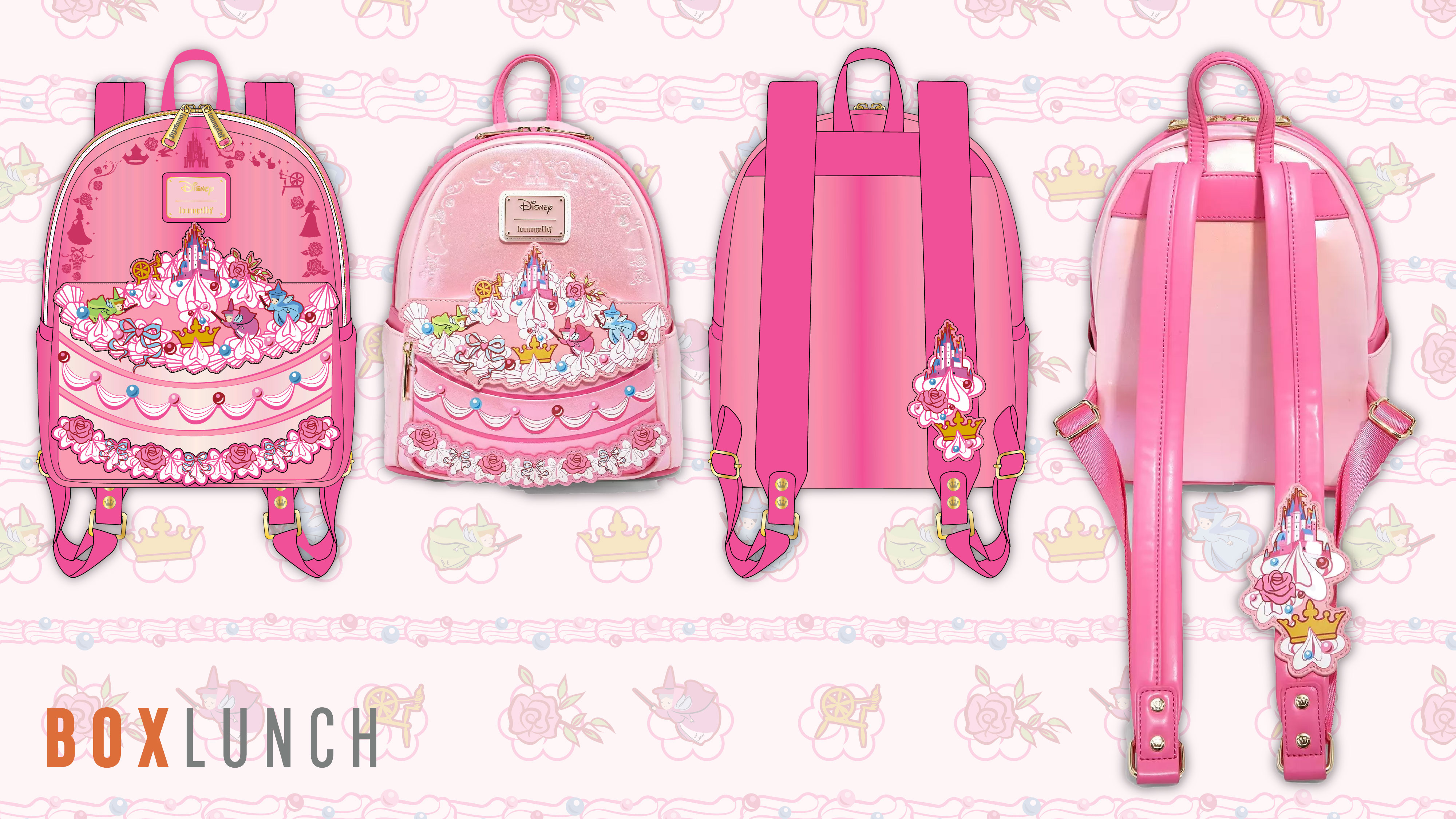 Loungefly licensed bags and accessories design board 17