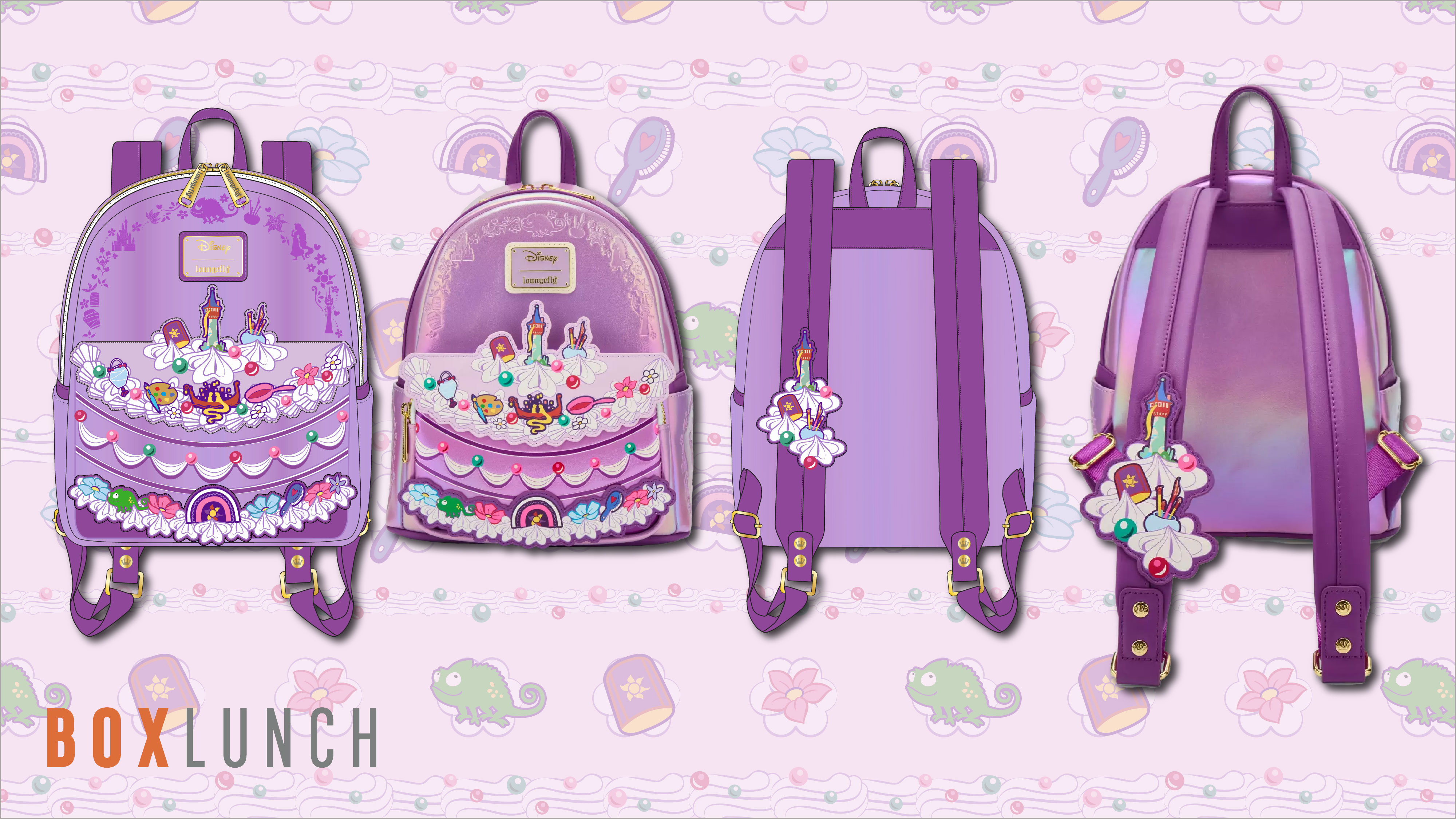 Loungefly licensed bags and accessories design board 22