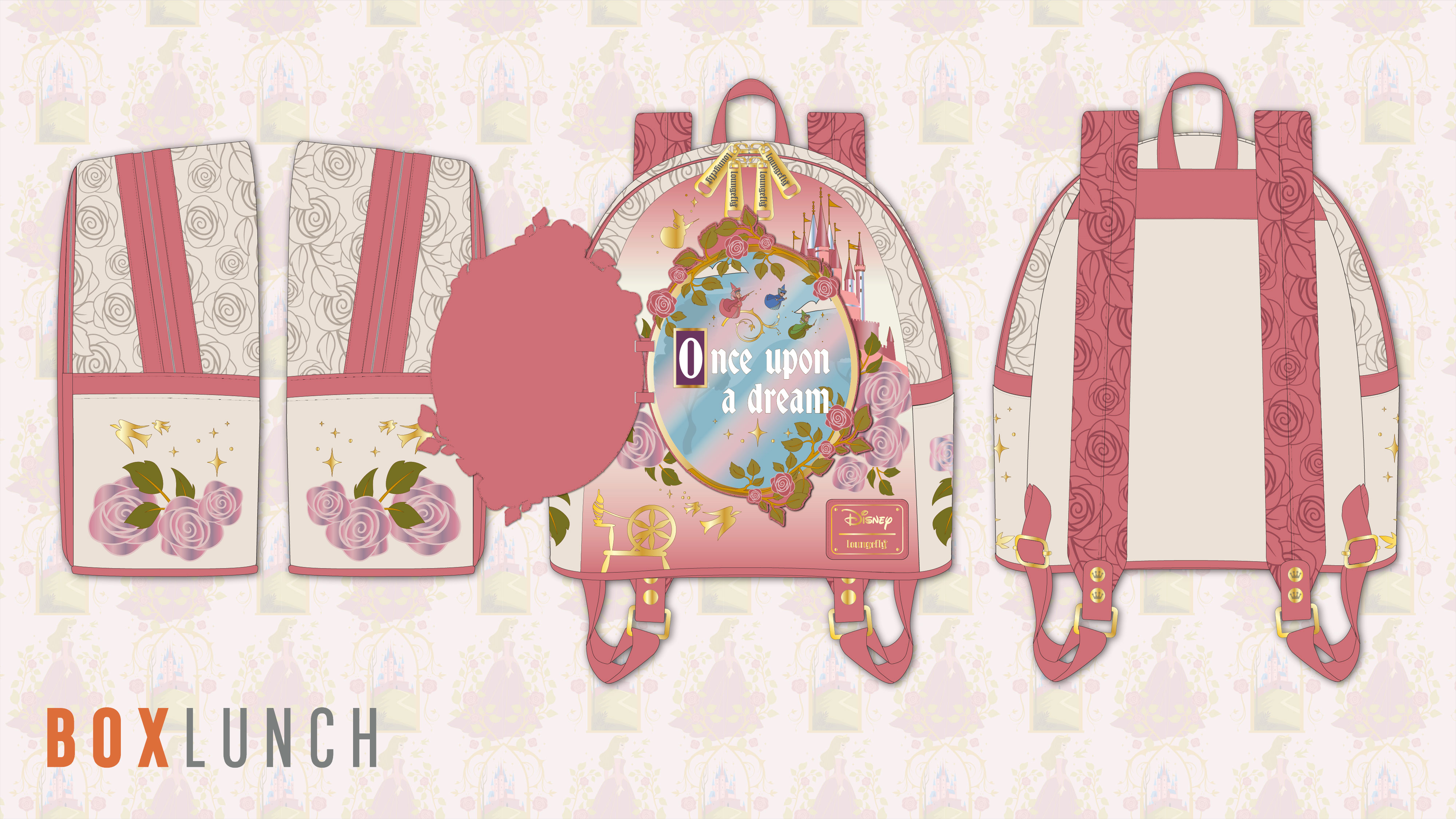 Loungefly licensed bags and accessories design board 26