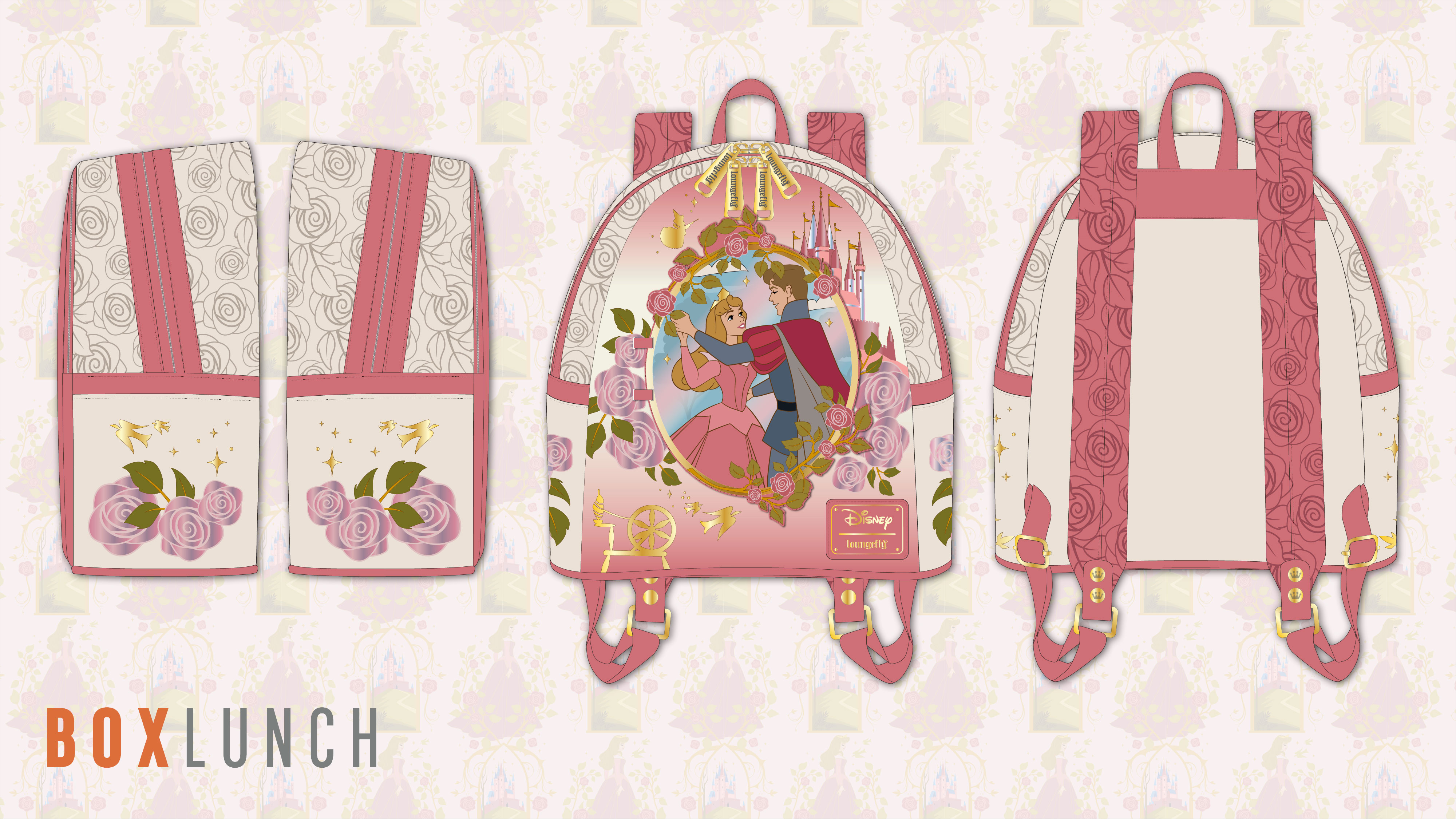 Loungefly licensed bags and accessories design board 27