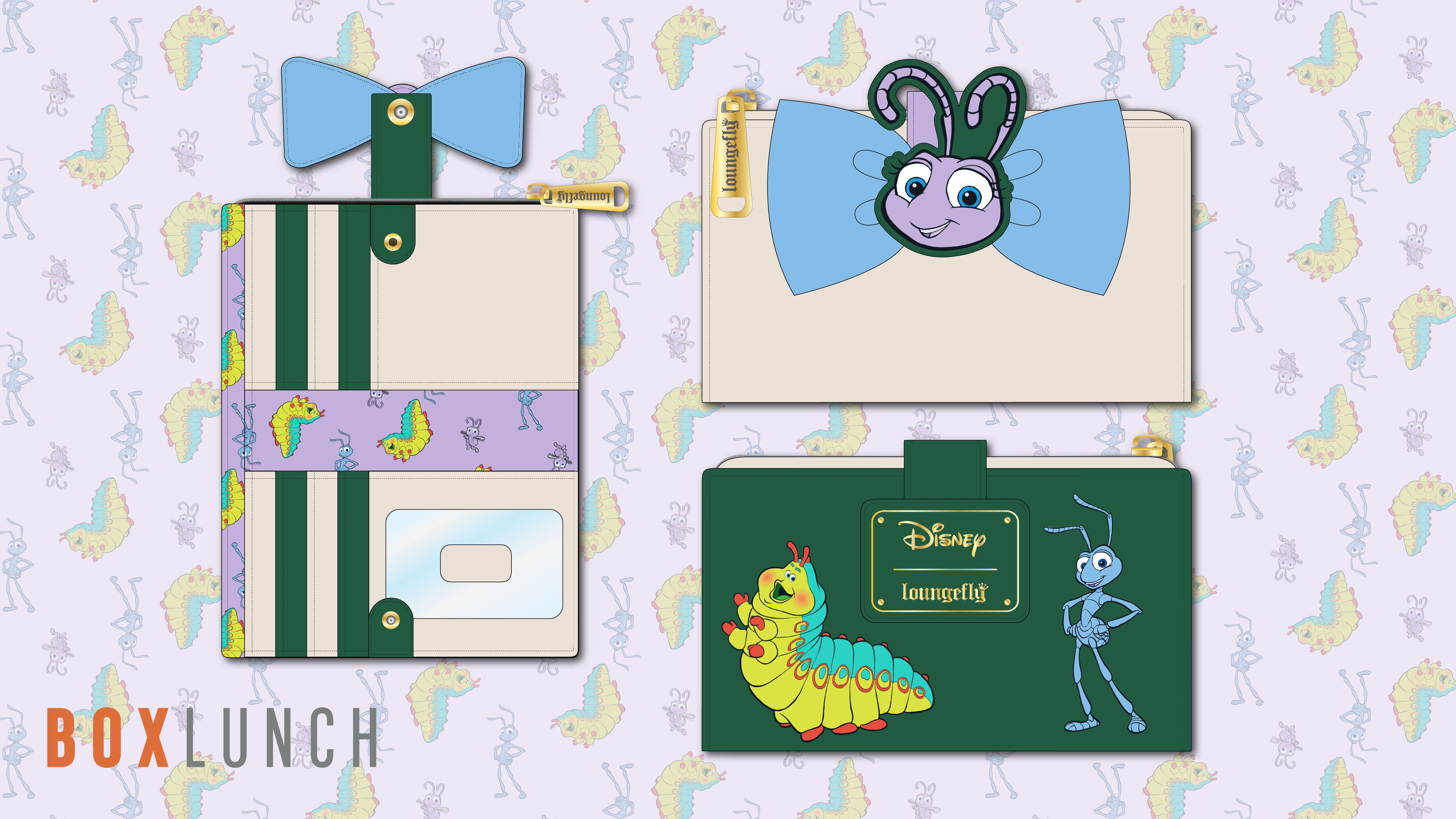 Loungefly licensed bags and accessories design board 31