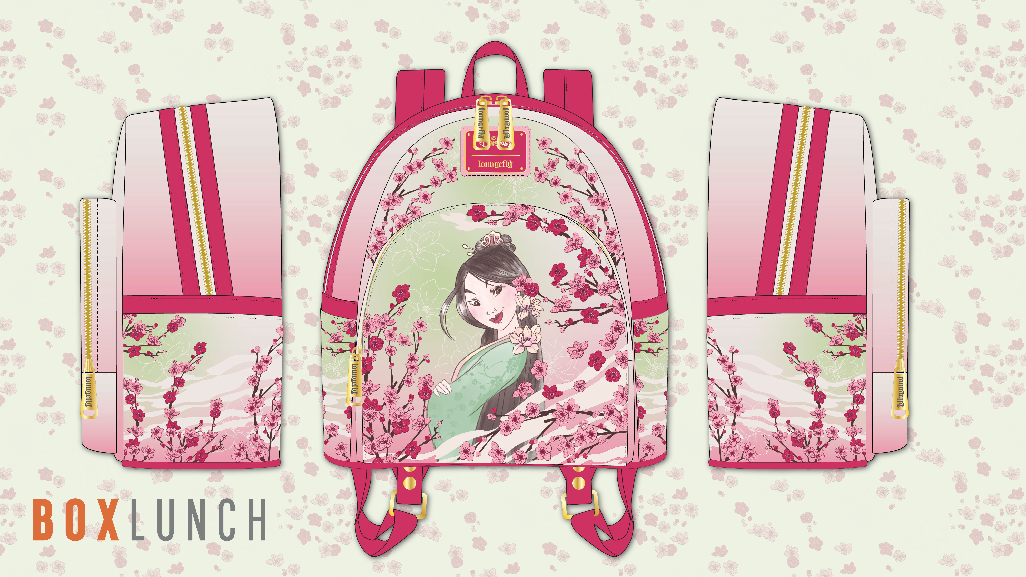 Loungefly licensed bags and accessories design board 40
