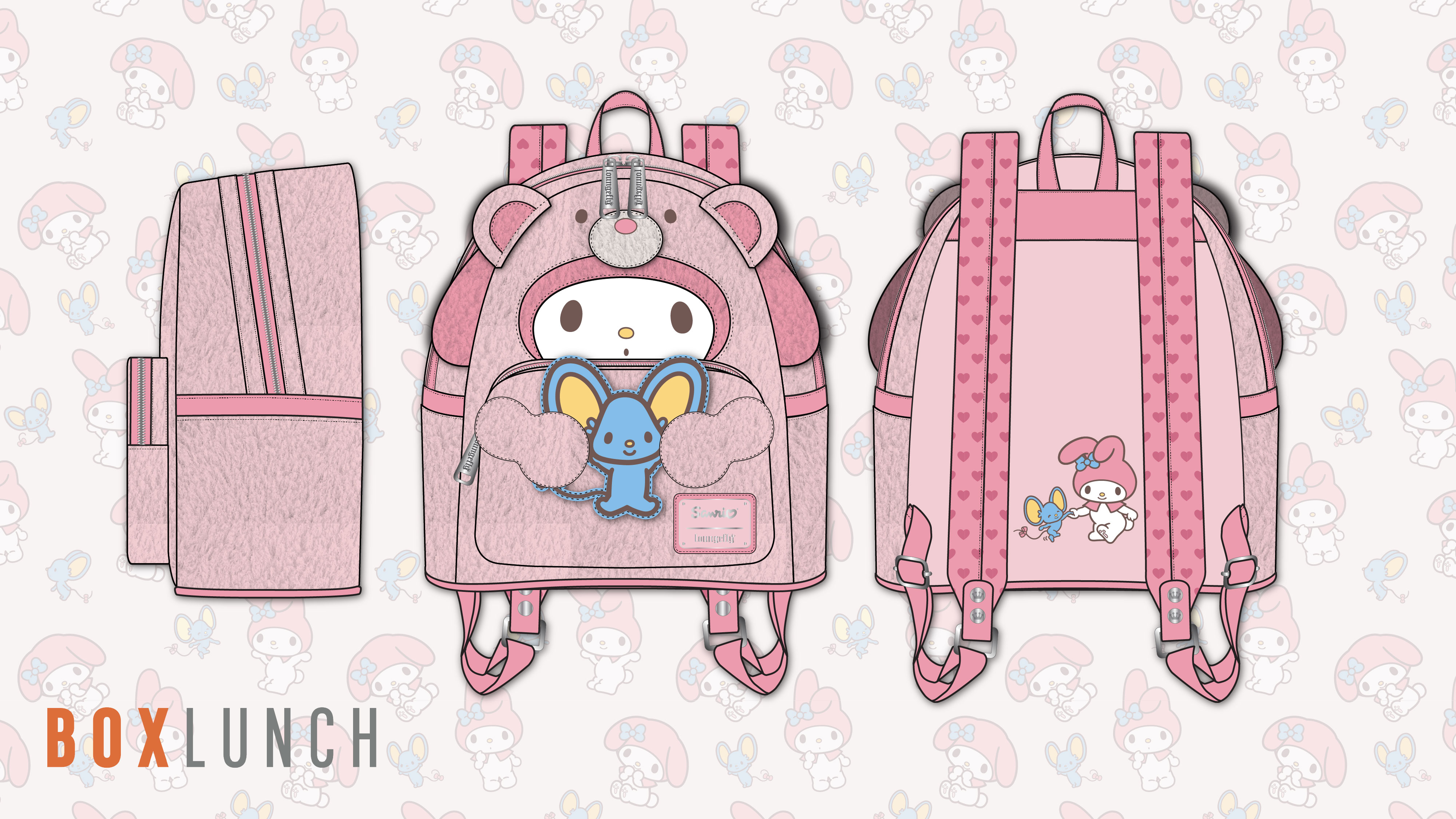 Loungefly licensed bags and accessories design board 46