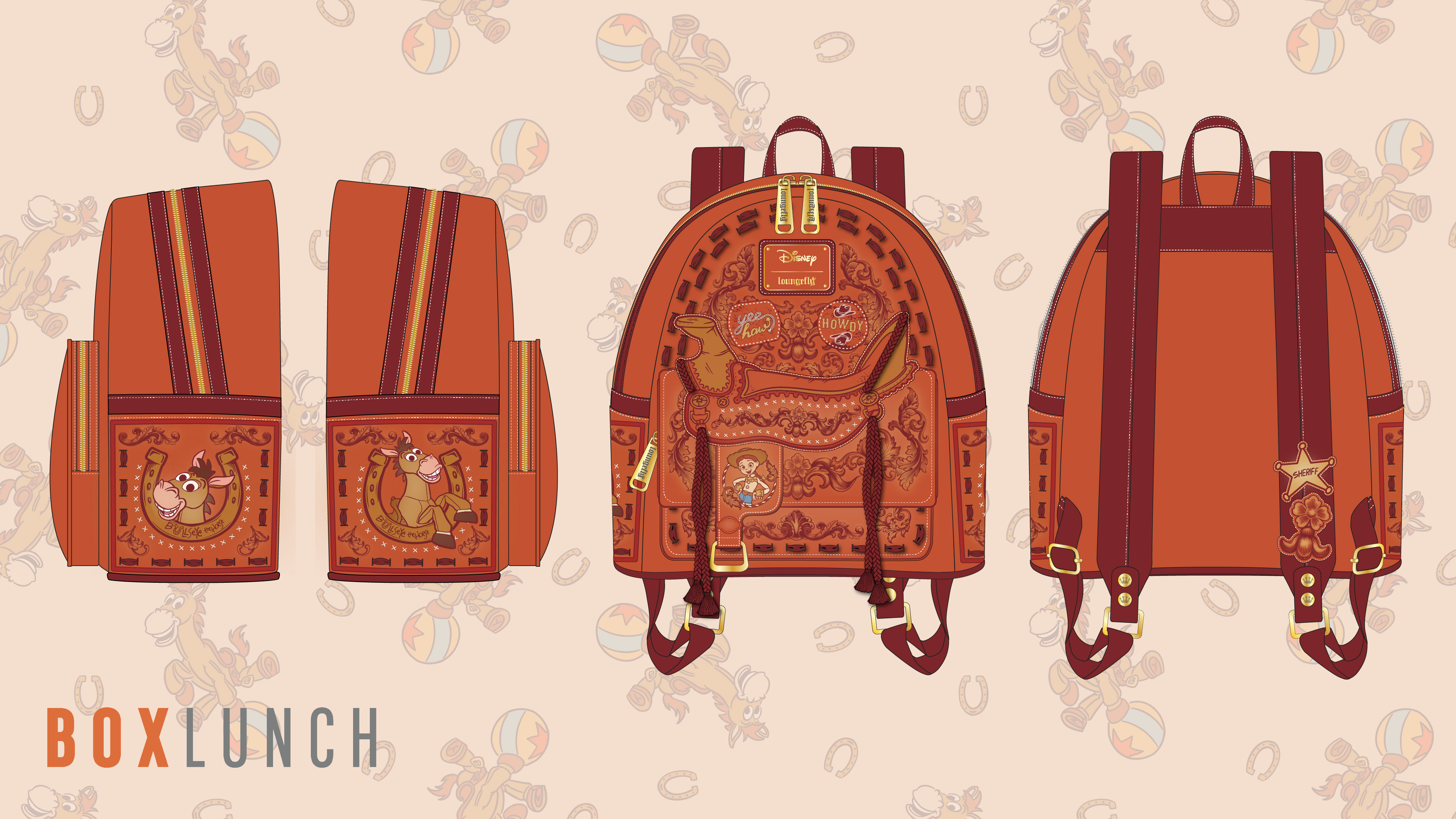 Loungefly licensed bags and accessories design board 49