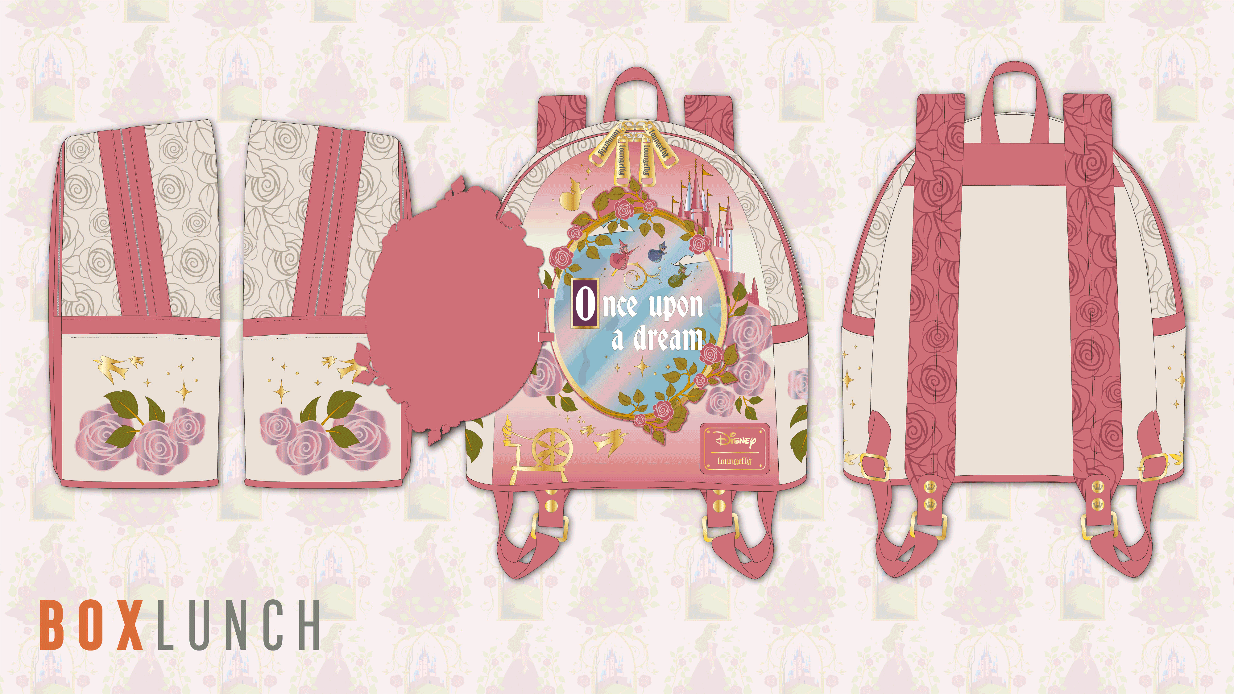 Loungefly licensed bags and accessories design board 57