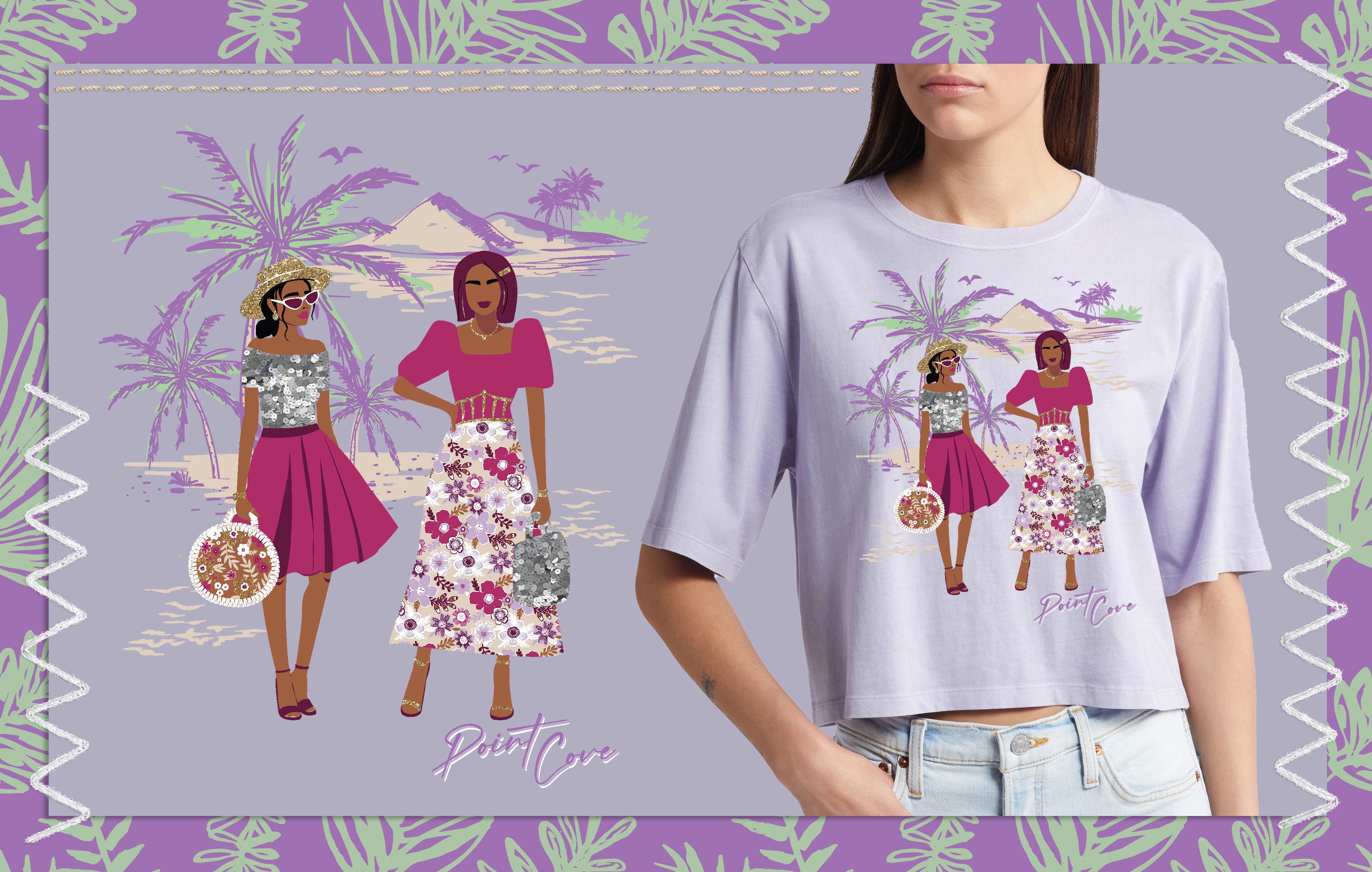 Women's textile and graphic design